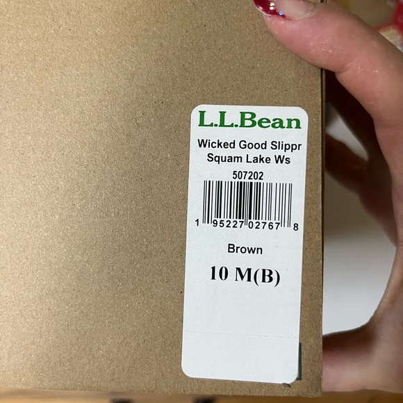 BRAND NEW (NWT)- trendy L.L.Bean Women’s suede slippers wool lining, size 10 - Picture 5 of 11